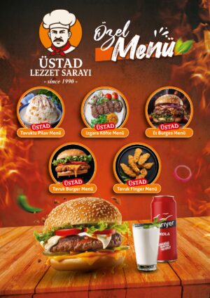 Menü - Üstad Lezzet Sarayı