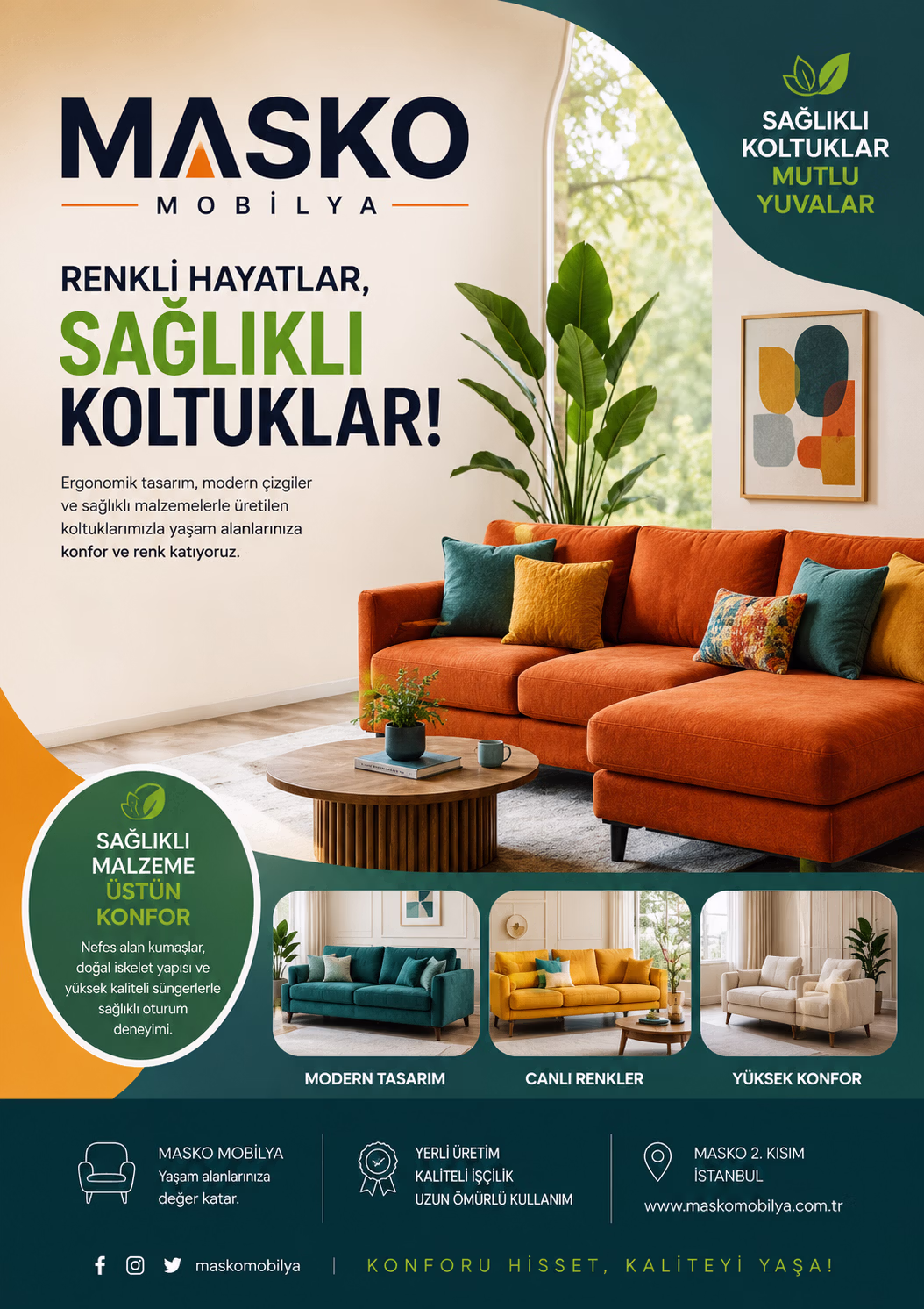 MASKO Mobilya Afiş Tasarımı